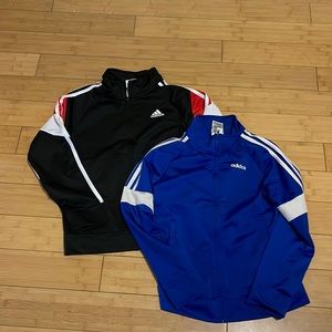 Set of two Adidas full zips